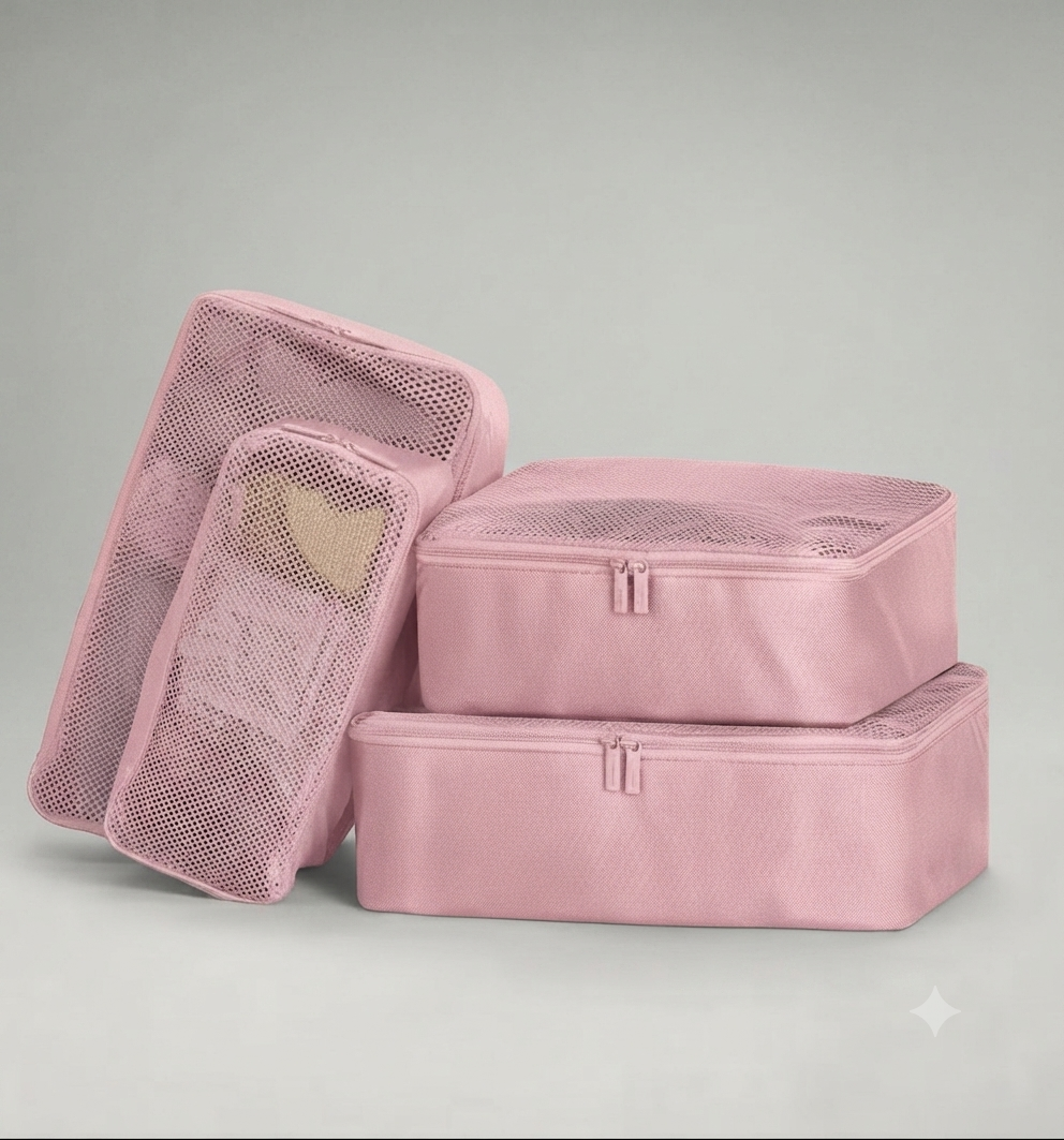 Carry-On Ready Kit — packing cubes, tech case and travel adapter bundle