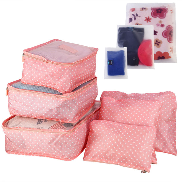 Essential Packing Cubes 9-piece travel set - cubes, pouches and shoe bags