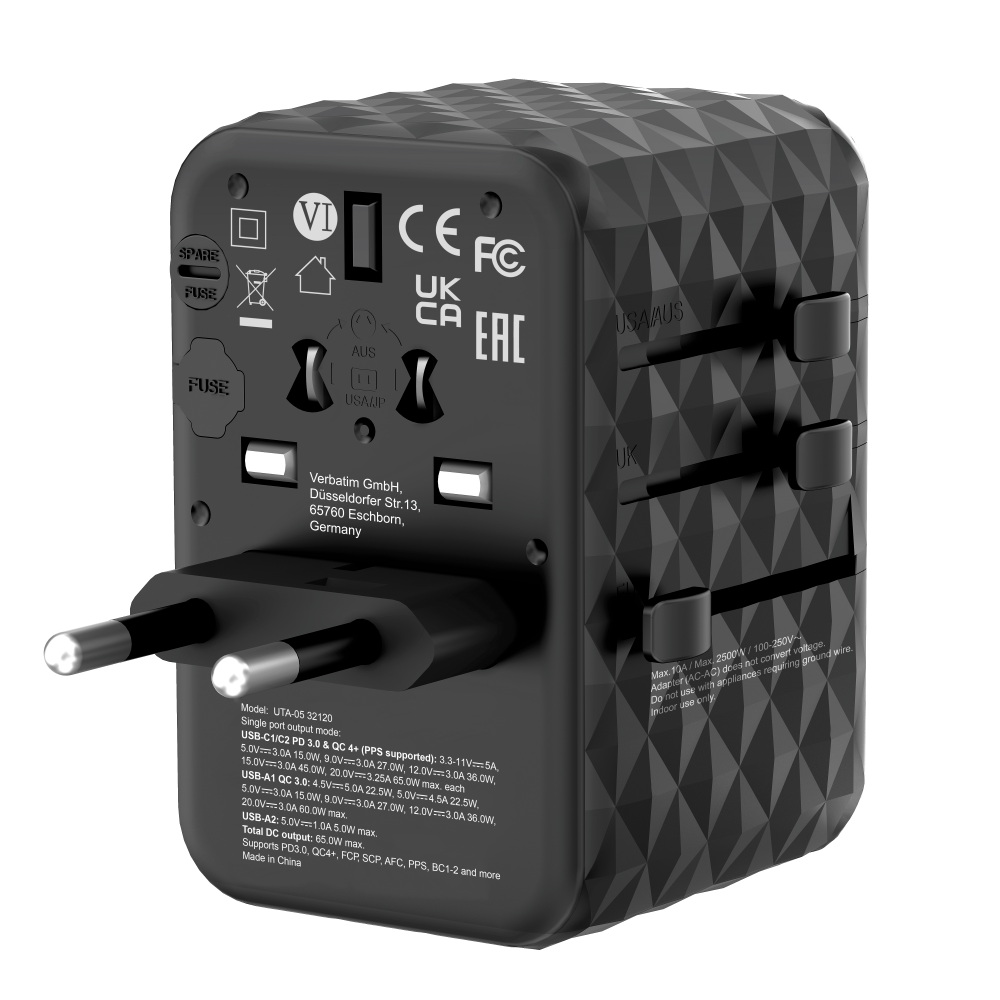 Compact Universal Travel Adapter