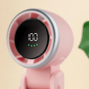 LED digital display showing real-time battery and fan speed